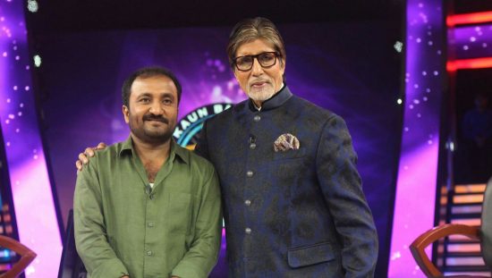केबीसी के सेट पर महानायक अमिताभ बच्चन ने किया बिहार के लाल आनंद कुमार को सलाम