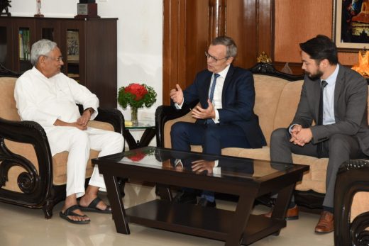 मुख्यमंत्री नीतीश कुमार से मिले नोर्वे के राजदूत, बिहार में जतायी निवेश की इच्छा