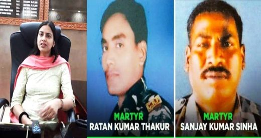 बिहार के डीएम इनायत खान ने पेश किया मिशाल, शहीद के बच्चे को लेंगी गोद