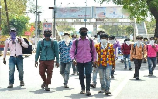 Coronavirus: अपने घर के लिए राजस्थान से पैदल ही निकल पड़े हैं बिहार के 14 मजदूर