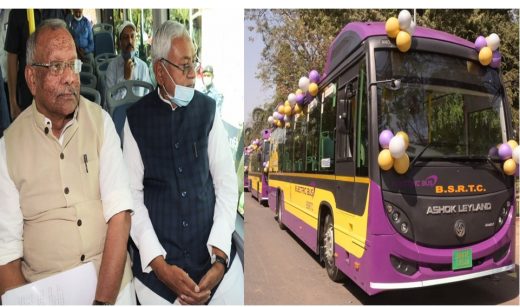 बिहार के सड़कों पर उतरी 12 इलेक्ट्रिक बसें समेत कुल 82 नयी लग्जरी और डीलक्स बसें
